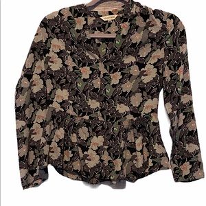 💜💜 Rebecca Taylor Gathered Waist Top Size 0